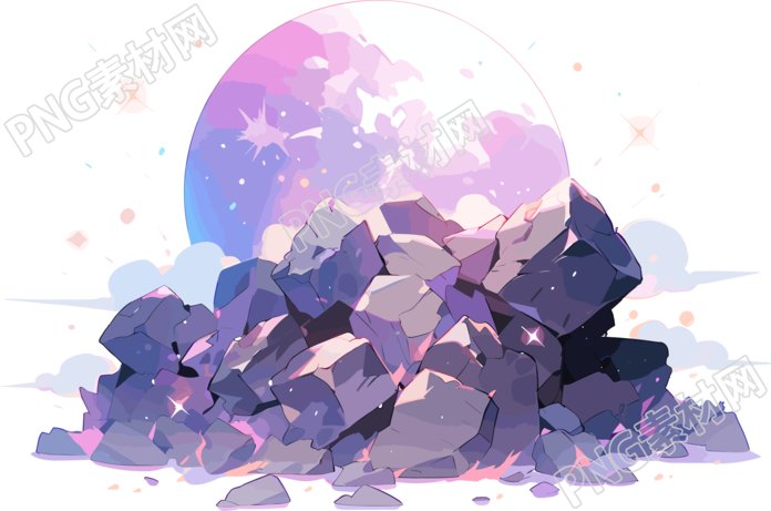 高清透明背景的创意设计商业插画元素素材