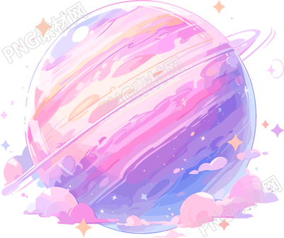 空間星球平面矢量插畫
