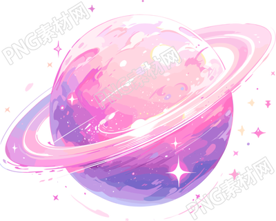 太空星球平面矢量插畫