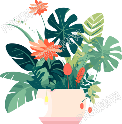 植物收藏風(fēng)格的插畫設(shè)計(jì)