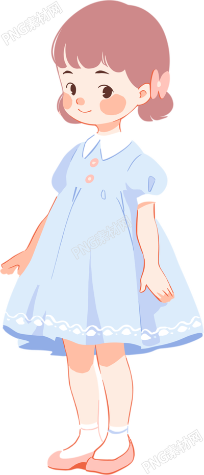 可愛小女孩插畫設(shè)計(jì)