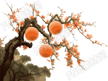 桃子水彩風(fēng)格素材