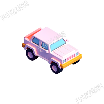 可愛迷你汽車3D圖標(biāo)