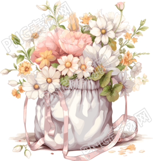 包可愛插畫素材