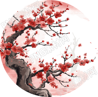 中国风梅花插画计划