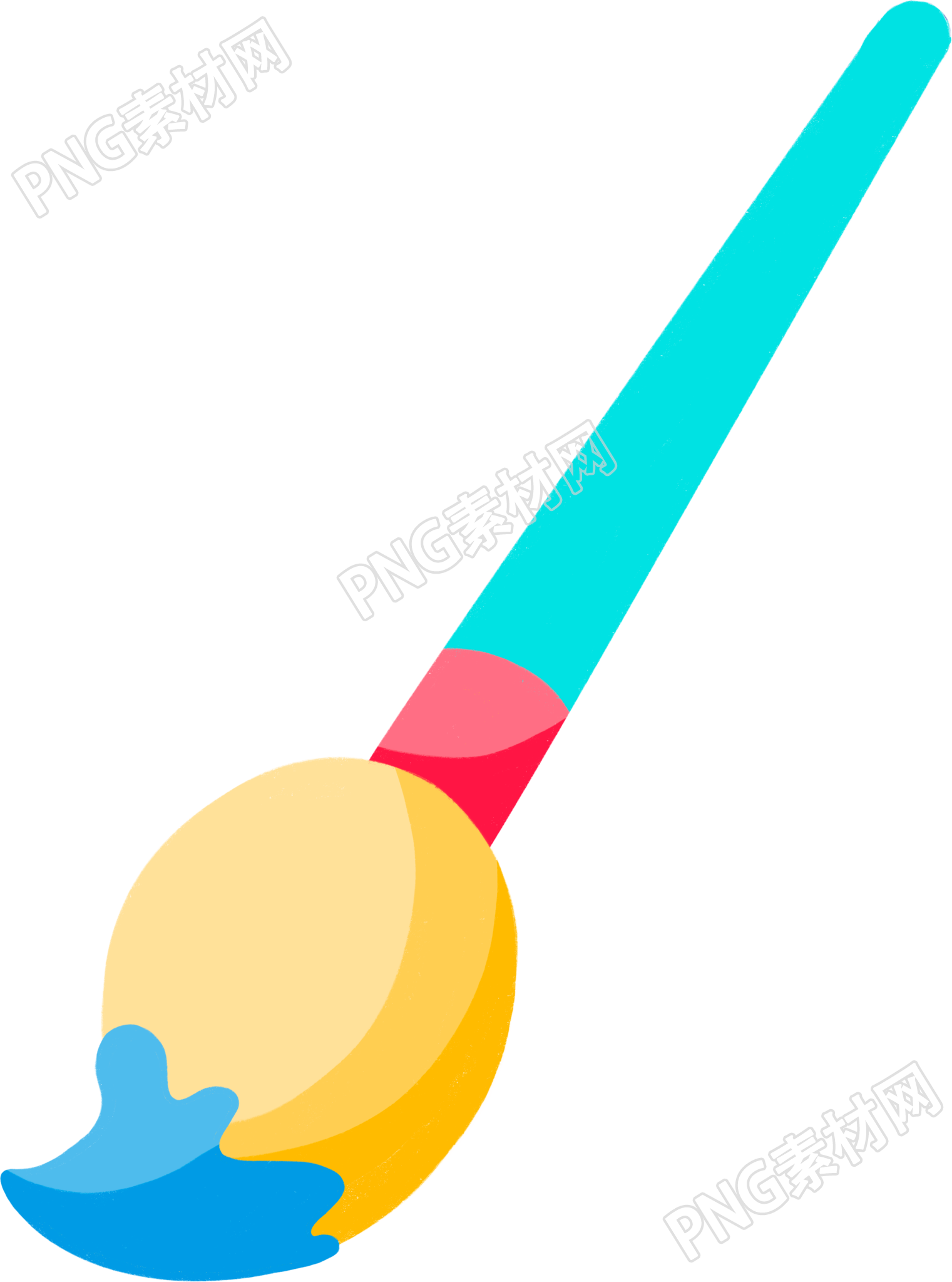 卡通画笔可爱童趣风插图