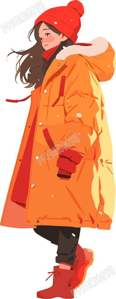 冬季羽绒服女孩保暖插图