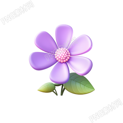 3D花卉可商用圖標(biāo)插畫(huà)