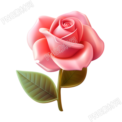 3D玫瑰花創(chuàng)意設(shè)計(jì)插畫(huà)