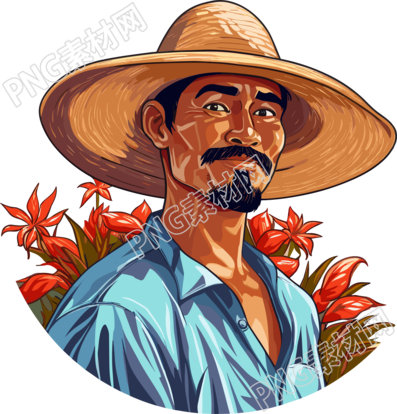 農(nóng)民商業(yè)設(shè)計(jì)插圖