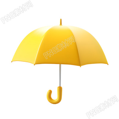 3D雨傘可商用插圖