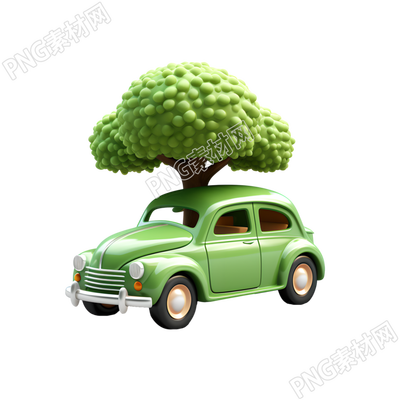 3D環(huán)保汽車商業(yè)設(shè)計(jì)PNG元素
