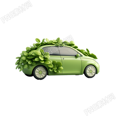 3D環(huán)保汽車可商用插畫