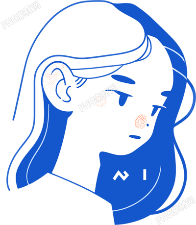 卡通女孩可商用圖形素材
