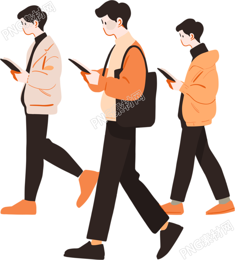 男生读书创意设计素材