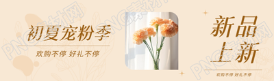 初夏上新宠粉季创意公众号封面图