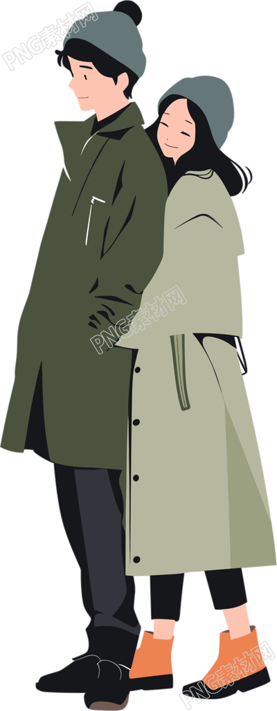 情侶向量素材