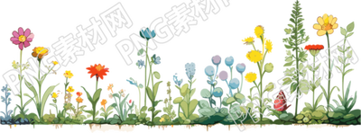 植物花邊優(yōu)雅繪本插畫