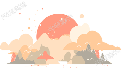 旅游風(fēng)景插畫設(shè)計元素
