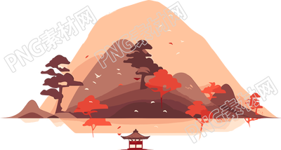 旅游風(fēng)景平面設(shè)計插畫