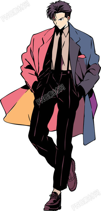 復(fù)古男生商業(yè)設(shè)計(jì)素材