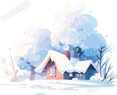 雪地小屋創(chuàng)意設(shè)計元素