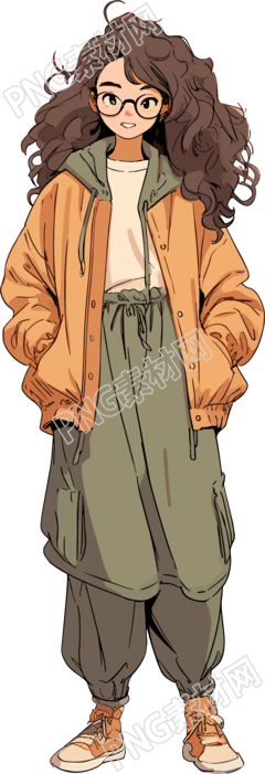 美拉德風(fēng)衣美女商業(yè)設(shè)計(jì)素材