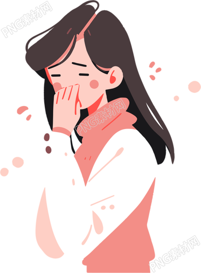生病女孩創(chuàng)意圖形素材