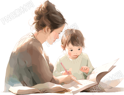 親子閱讀高清質(zhì)量素材