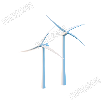 3D新能源風(fēng)力發(fā)電素材