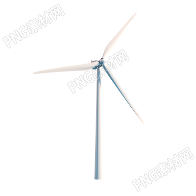 3D新能源風(fēng)力發(fā)電插畫(huà)