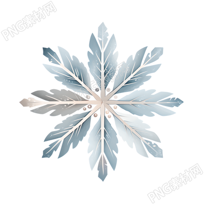 雪花浪漫圖案矢量素材