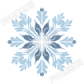雪花矢量素材插畫