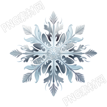 雪花柔和灰色調(diào)插畫設(shè)計(jì)