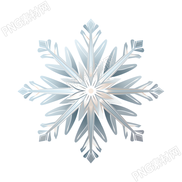 雪花矢量艺术插图
