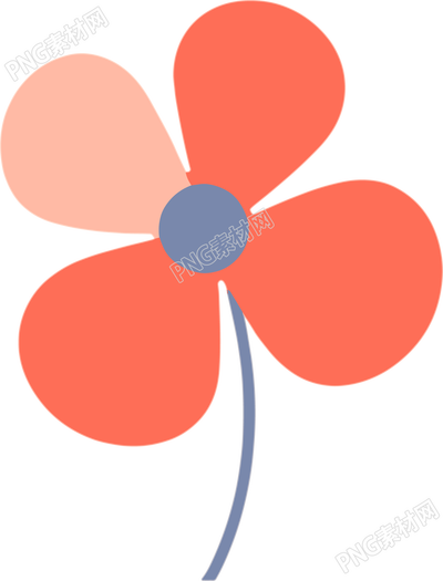 線條花朵可商用素材