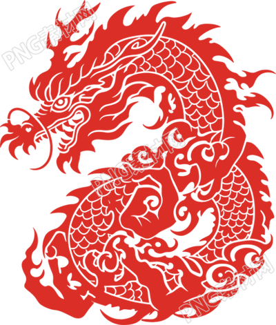 中國龍高清插圖