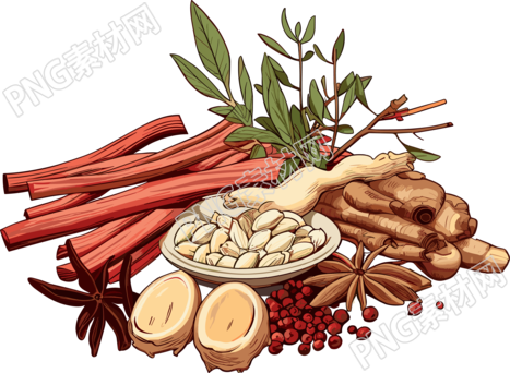 中草药创意设计元素