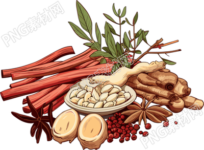 中草药创意设计元素