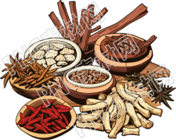 中草药图形素材