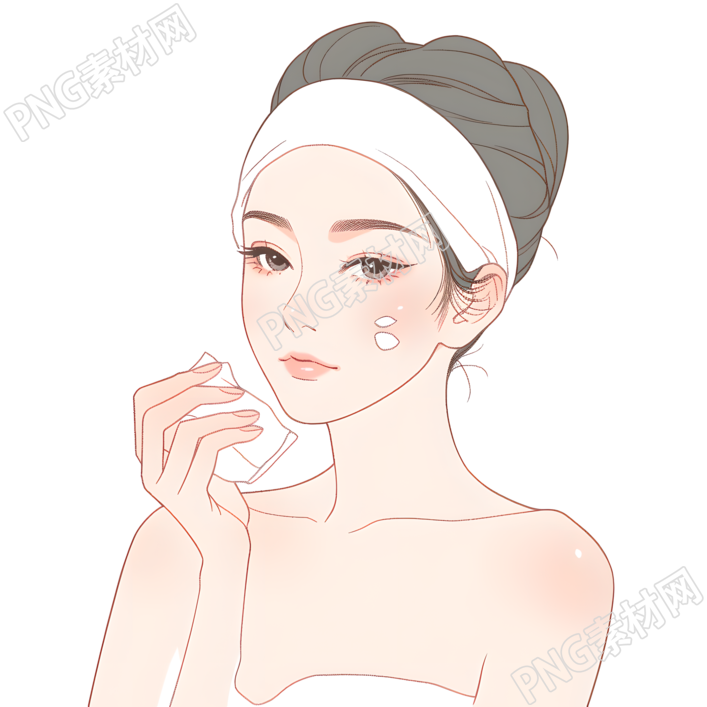 女性护肤创意设计素材