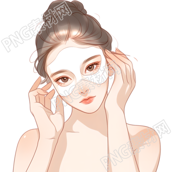 女性护肤创意设计元素