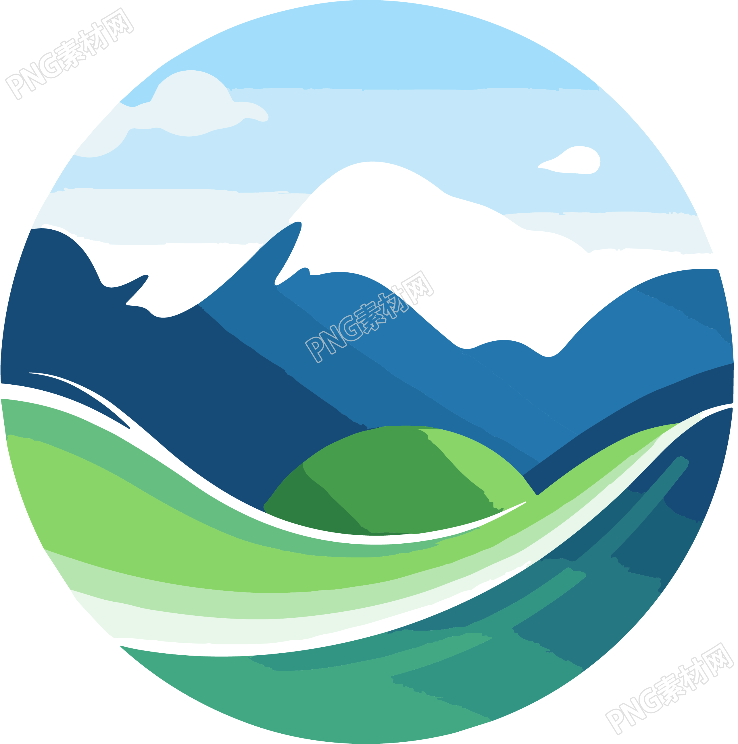 地球logo简单插图