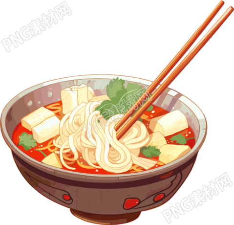 螺蛳粉商业插画设计