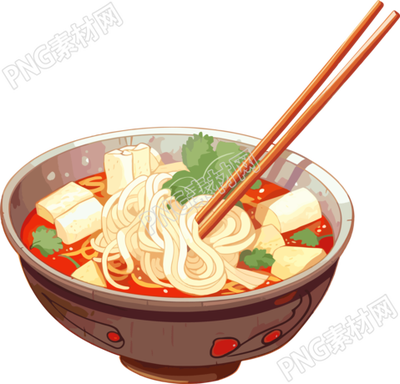 螺蛳粉商业插画设计