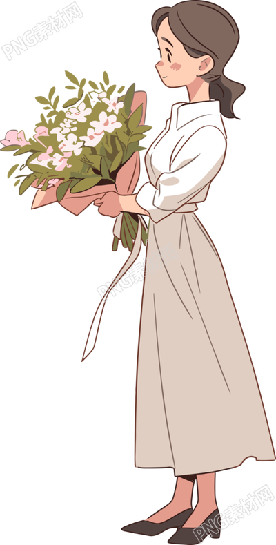 教师节卡通女老师简约设计插图