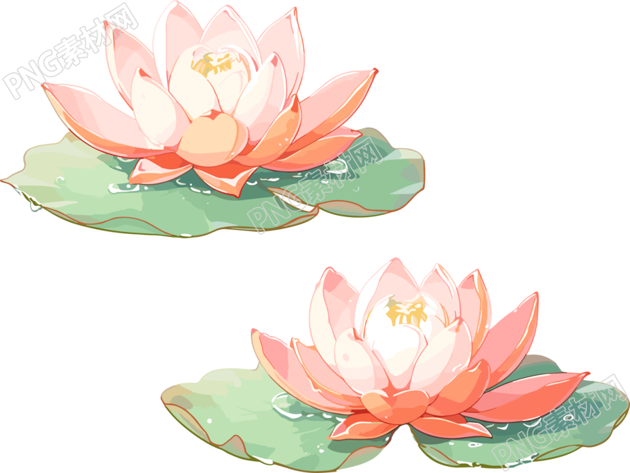 莲花可商用设计素材