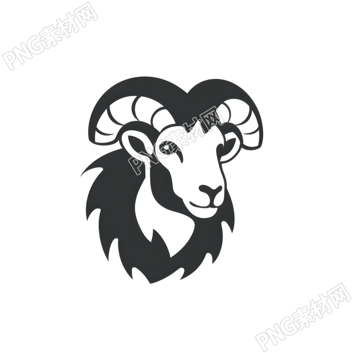 羊logo商用插画设计