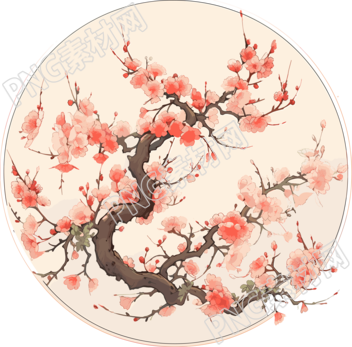 梅花透明背景素材