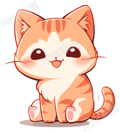 猫咪贴纸独特设计元素